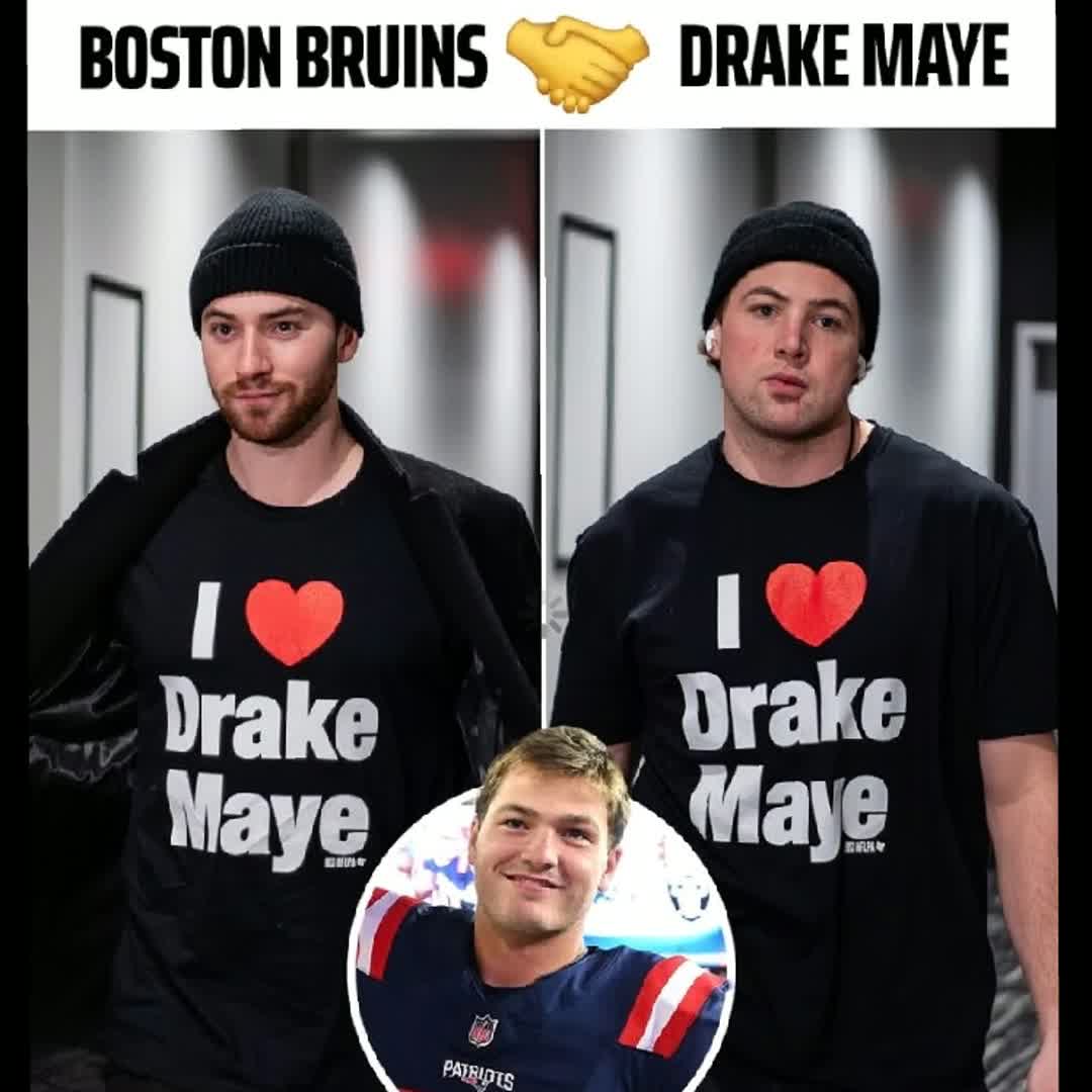 Post by Sports Pulse: The Boston Bruins showed love to New England Patriots quarterback Drake Maye ahead of the Patriots’ AFC Championship...