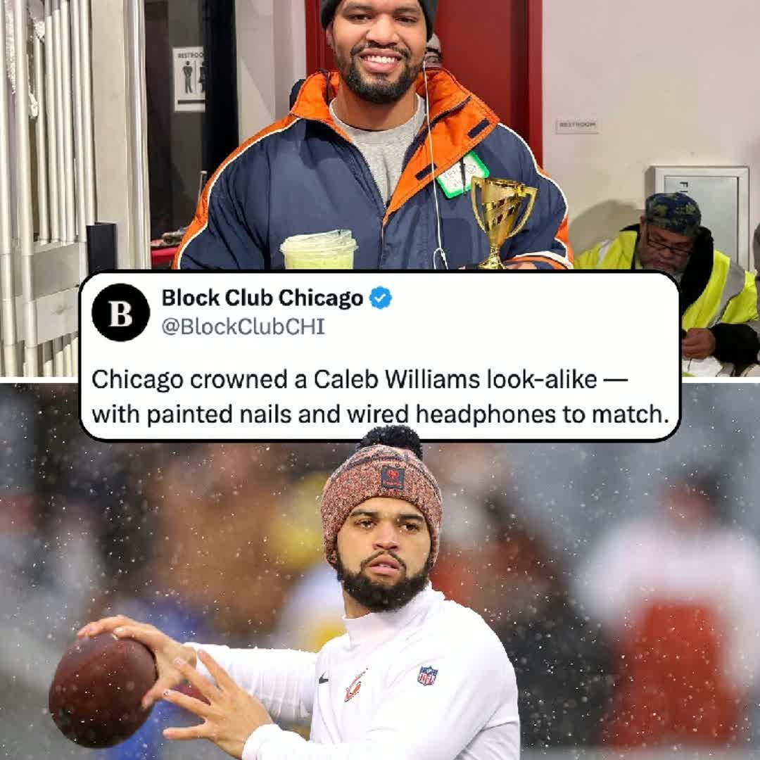 Post by Sports Pulse: Iconic Chicago restaurant 'Weiner's Circle' hosted a Caleb Williams look-alike contest and dozens of football fans...