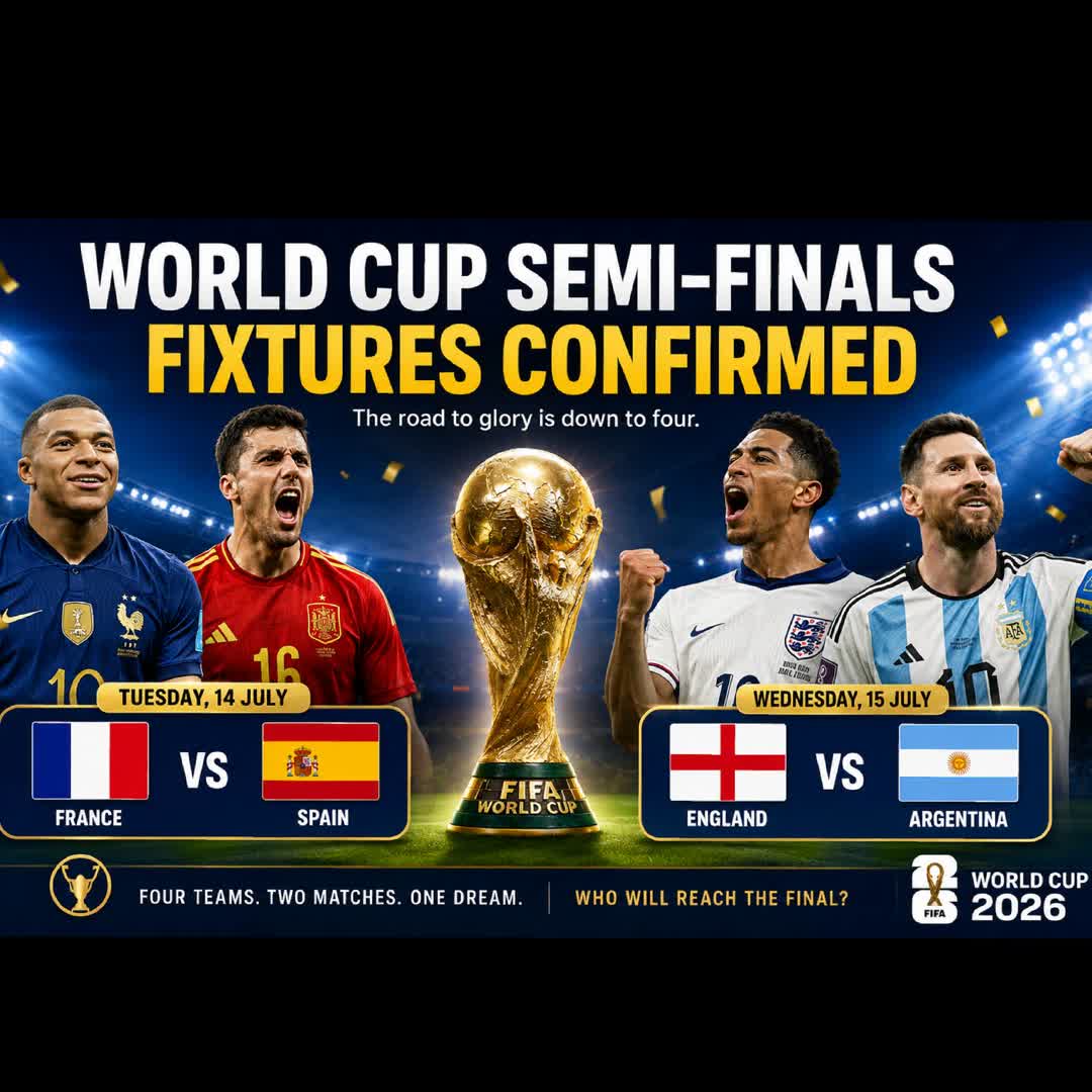 Post by Arsenal FC: International SportsFIFA World Cup semi-final line-up confirmed @amanueltememe47 #buzzer #viral #fyp #sports #Daily...