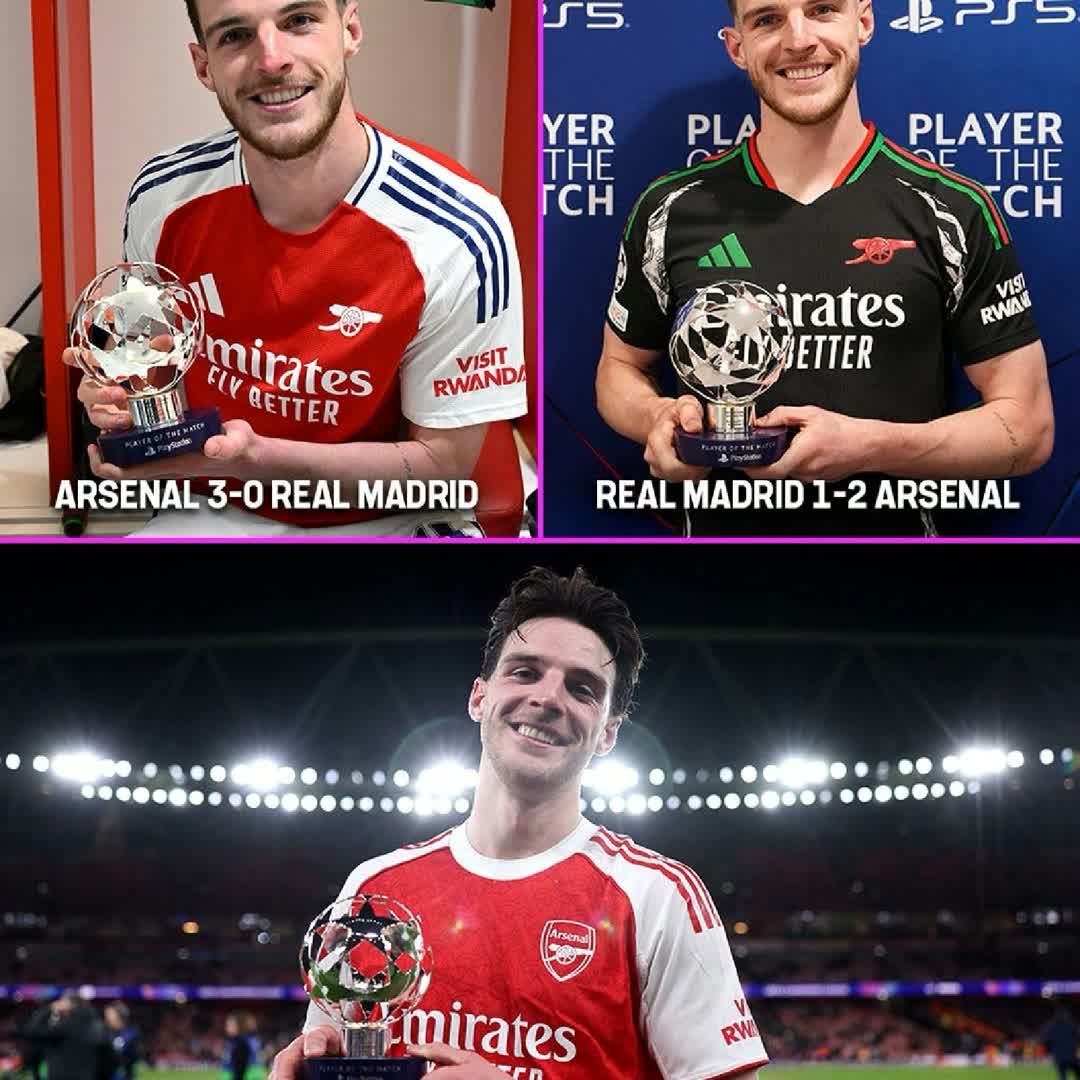 Post by a0973028226 Jaewoo: Declan Rice has been Player of the Match in Arsenal’s last three UCL knockout wins 🤩 Steps up when it matters 👏...