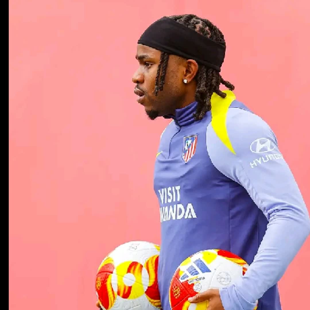 Post by ASEN AONDOSOO GODLOVE: LOOKMAN FIRST TRAINING SECTION WITH ATL MADRID @bestbarsports @ainawalker @zone_sport_officiel @daily_sport1...
