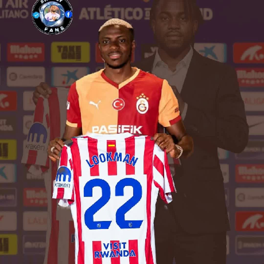 Post by ASEN AONDOSOO GODLOVE: Osimhen congratulate Lookman move to ATLATICO MADRID @alpha_sports2 @amroamr @junaeidmirza6 @sports_2026...