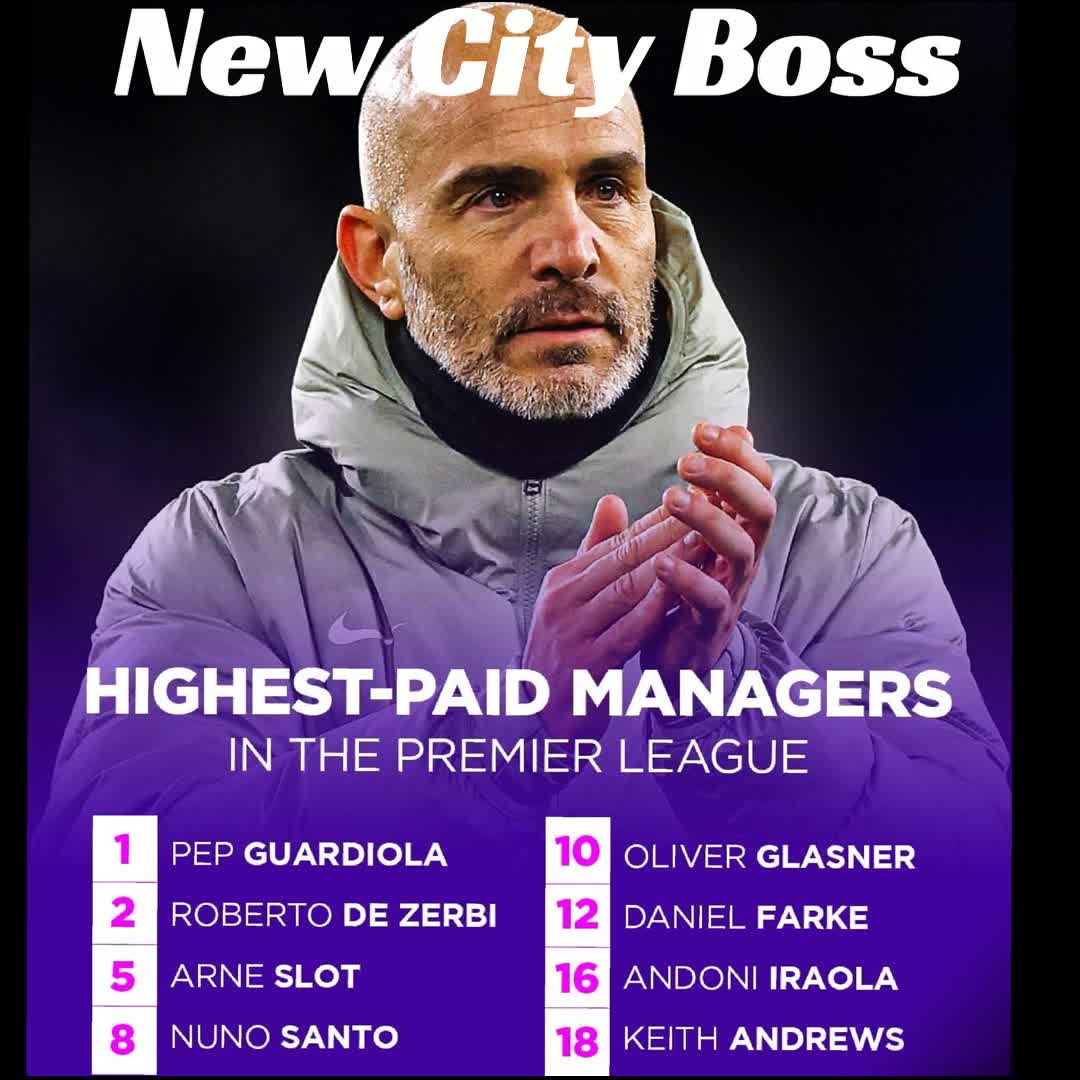 Post by Asrat Yehulawork: Enzo Maresca looks set to take over from the Premier League's 𝐇𝐈𝐆𝐇𝐄𝐒𝐓 𝐏𝐀𝐈𝐃 manager at Manchester City......
