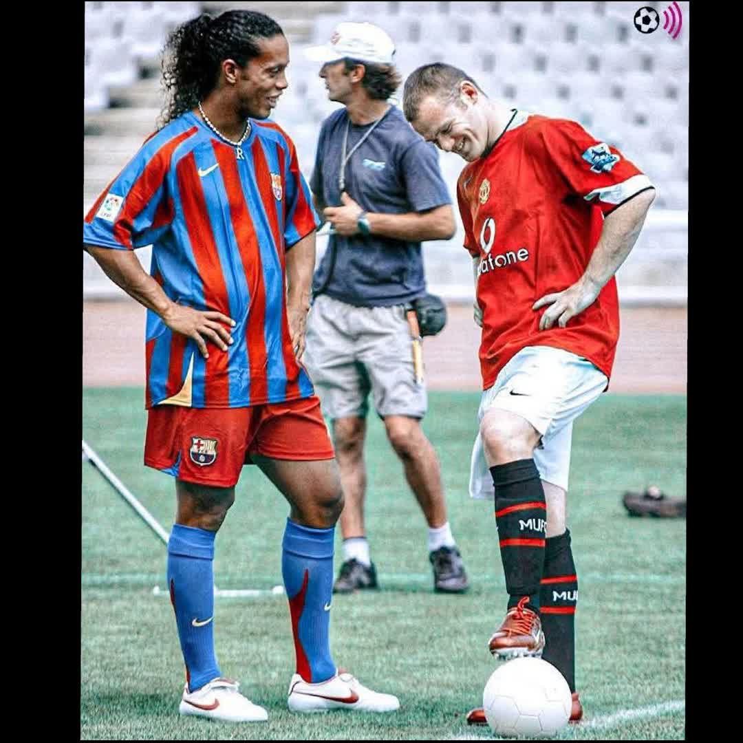 Post by Asrat Yehulawork: Throwback to Ronaldinho & Wayne Rooney on the FIFA 2006 set 🤩🎮 @cabrea @yohannesbebo @biniyamcherinet368...