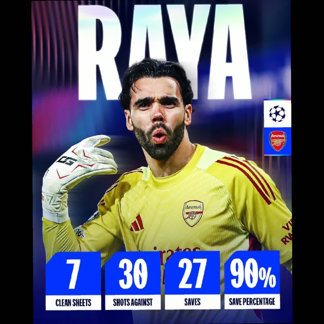 Post by Dege B: David Raya's Stat