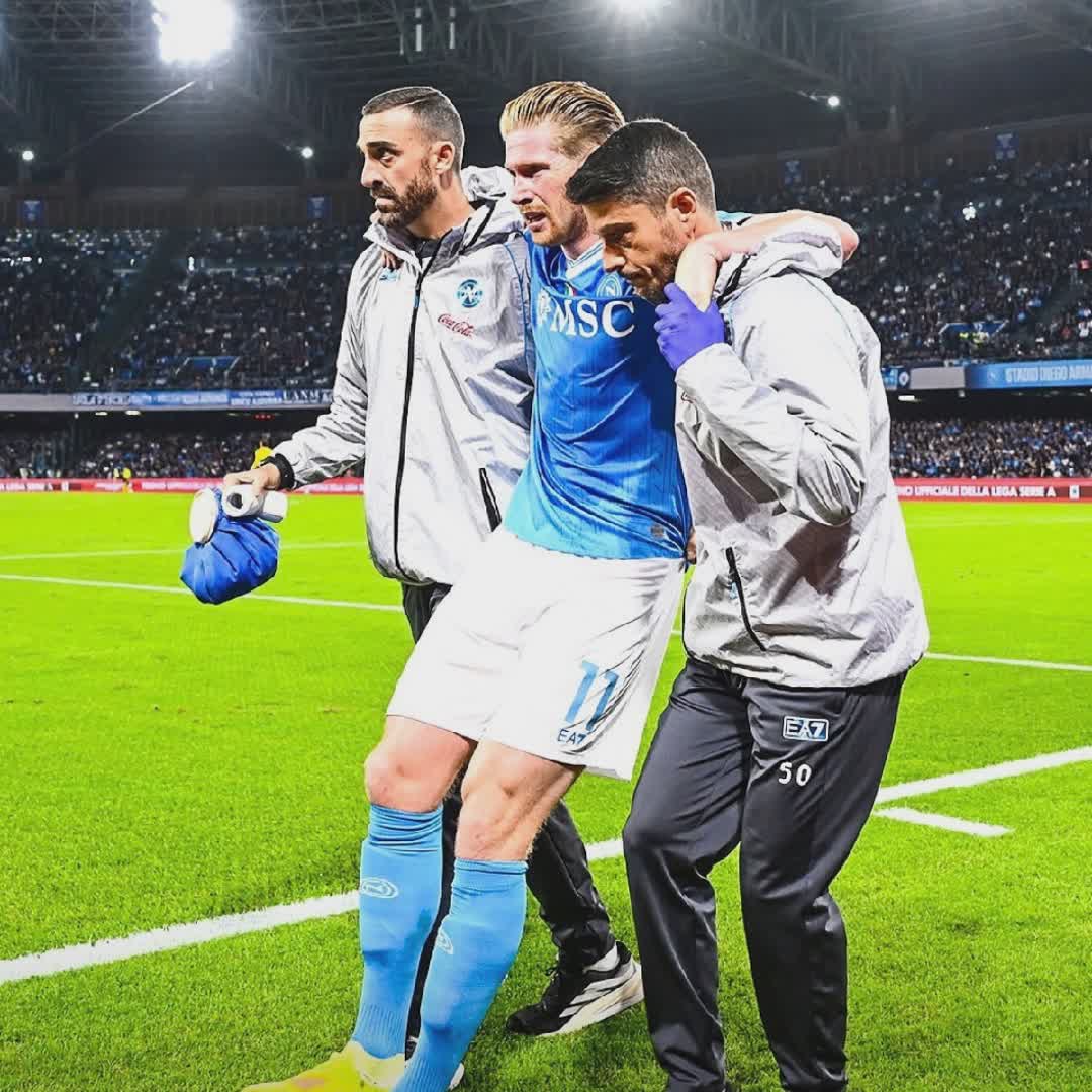 Post by Sports Daily: BREAKING: Kevin De Bruyne will be out for months after serious muscle injury 🤕 #buzzer #Daily #fyp #viral #sports...