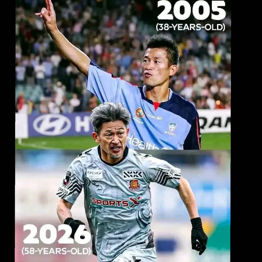 Post by Amen Haftom (Official): Kazuyoshi Miura- is z oldest professional footballer in z world, still playing in his late 50's. @ma_ki @tashomeaube...