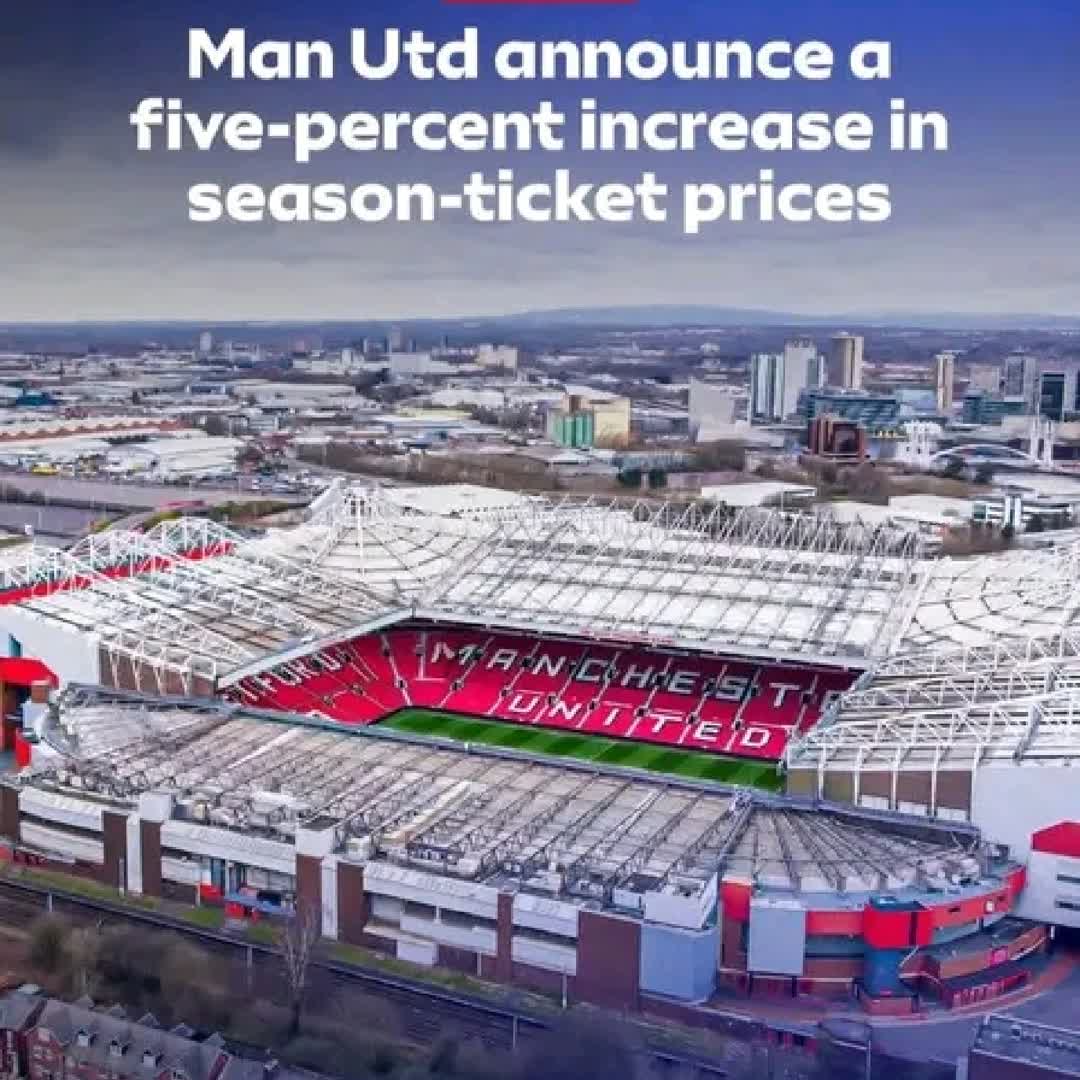Post by Christian M.: 🚩 𝗕𝗥𝗘𝗔𝗞𝗜𝗡𝗚: Manchester United have announced a 5% increase in season ticket prices at Old Trafford for next...