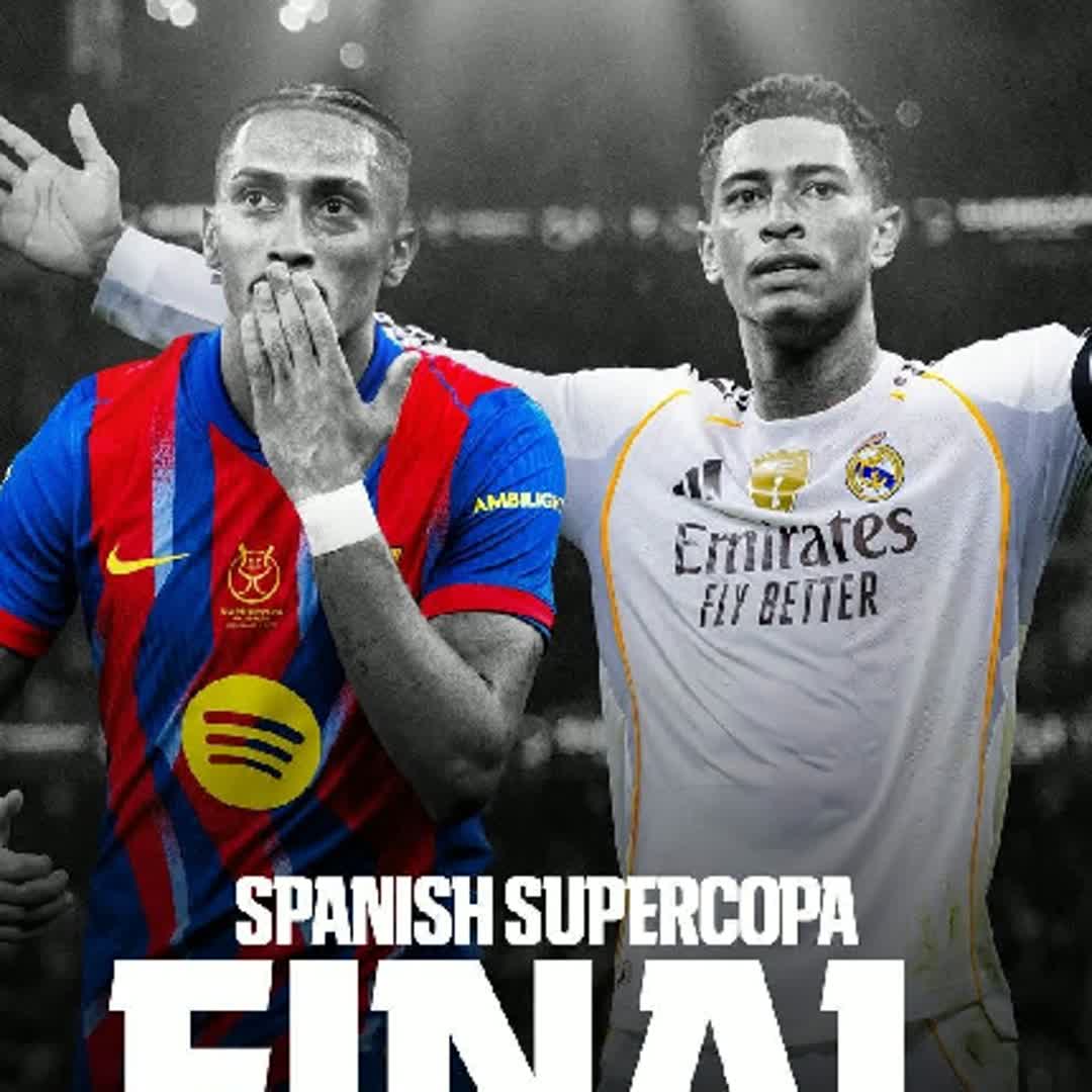 Post by Christian M.: 🚩 𝗕𝗥𝗘𝗔𝗞𝗜𝗡𝗚: Real Madrid vs FC Barcelona will be the Spanish Super Cup FINAL! 😳🤯🔥💥 🔥 Another...