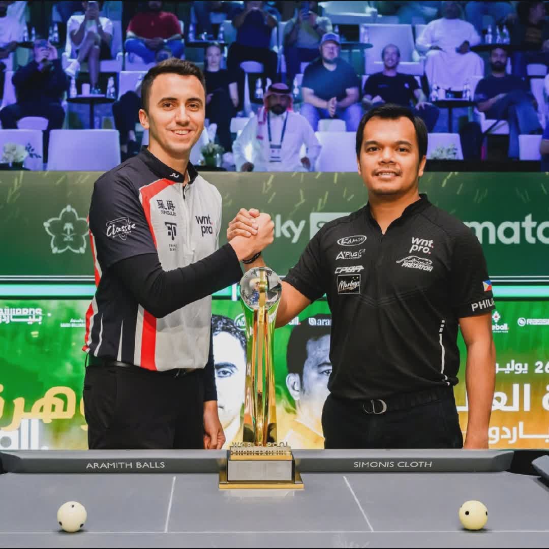 Post by Željko Petrov: Showtime 🎬 Final of the World Pool Championship 🏆 #WorldPoolChampionship #billiards #buzzer #sports #Daily #Game