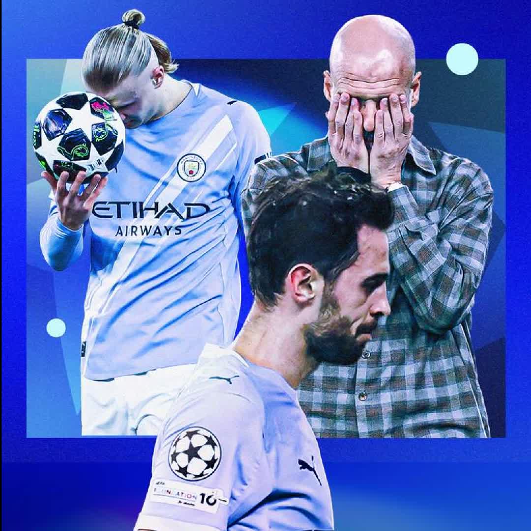 Post by Attun J Attun J: In the end, Man City's dream was buried with a crushing aggregate defeat by Real Madrid. #viral #fyp #sports...