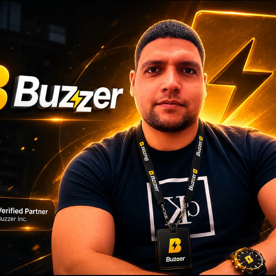 Post by Khaled Melizi: IT’S OFFICIAL! My account on Buzzer is now verified and fully activated! #buzzer #viral #fyp #Daily...