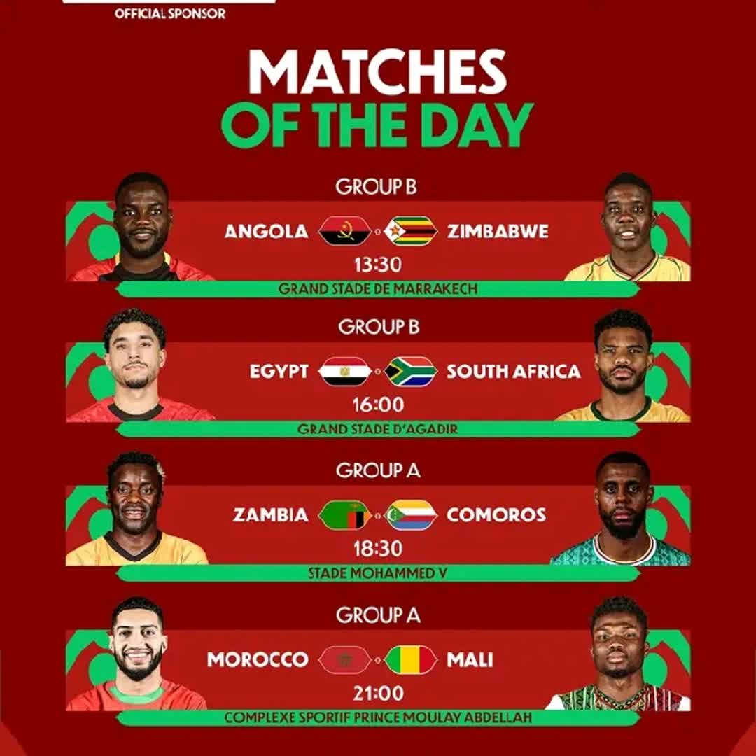 Post by Kidus Kifle: Buckle up, Matchday 2 starts today and big clashes are lined up. 🤩 #TotalEnergiesAFCON2025 | APSONIC.Africa @elanga...