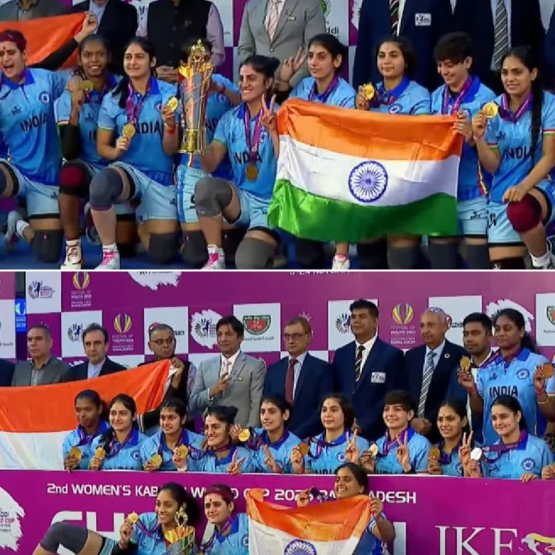Post by Narendra Charan: 2 TIME WORLD CHAMPIONS. 🏆 The Indian Women’s Kabaddi Team has done it again — strength, grit, and pure supremacy on...
