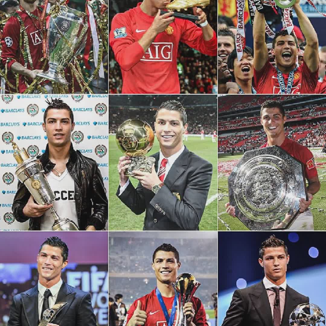 Post by Michael Okoh: 🔥 In 2007/08, Cristiano Ronaldo conquered everything! 🏆 Premier League, Champions League, Club World Cup,...