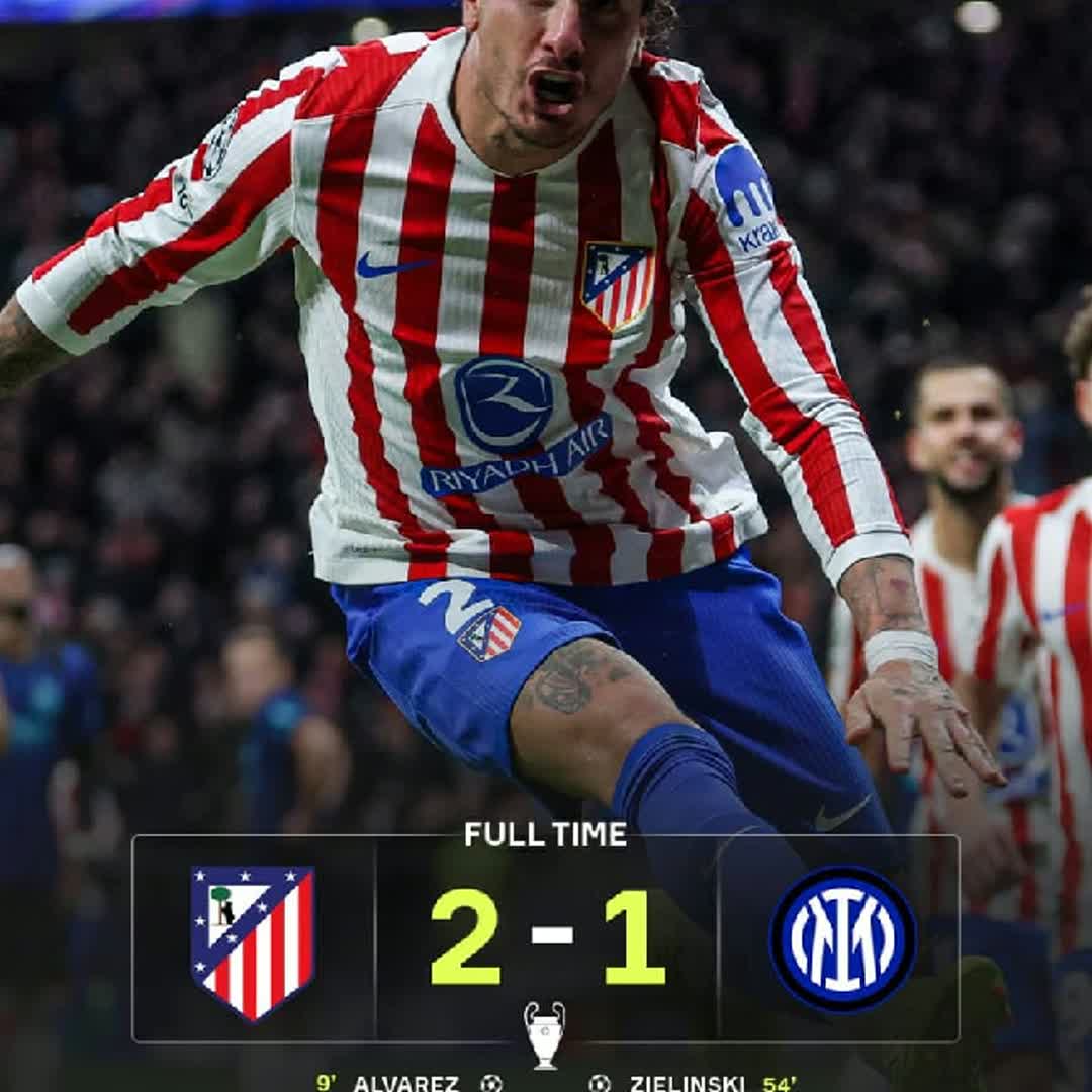 Post by James Tertese: José Giménez seals it for Atlético right at the death 🫨 #buzzer #fyp #viral #Daily #buzzer_fan_official #sports...