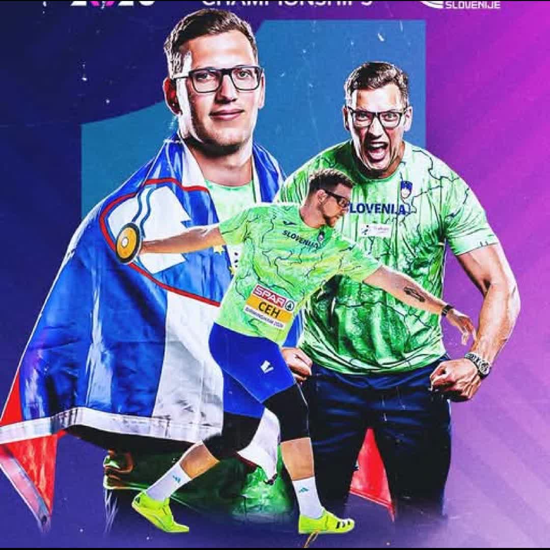 Post by Rok Planinsek: One more top Slovenian athlete... Kristjan Čeh... Europe an champion 2026