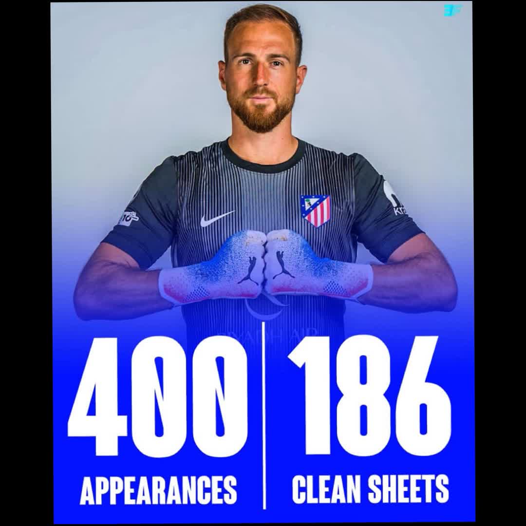 Post by Teniola Adeosun: 🇸🇮👑 Jan Oblak (33) kept a clean sheet on his 400th La Liga appearance for Atletico Madrid! 👏 #buzzer #viral #fyp...
