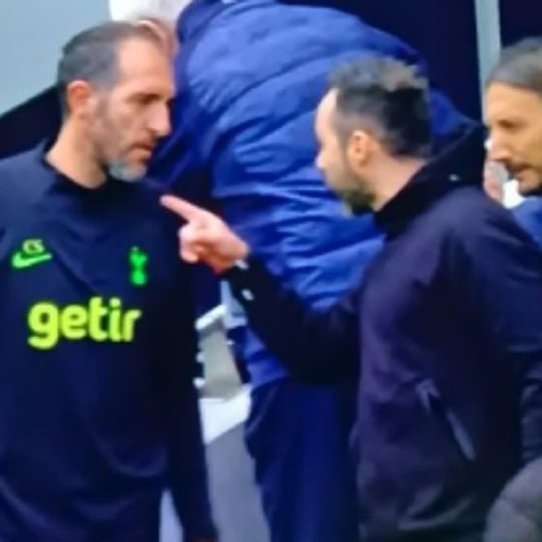 Post by smart sunny: The furious touchline row Roberto De Zerbi had at Spurs that insiders thought had scuppered chances of becoming...