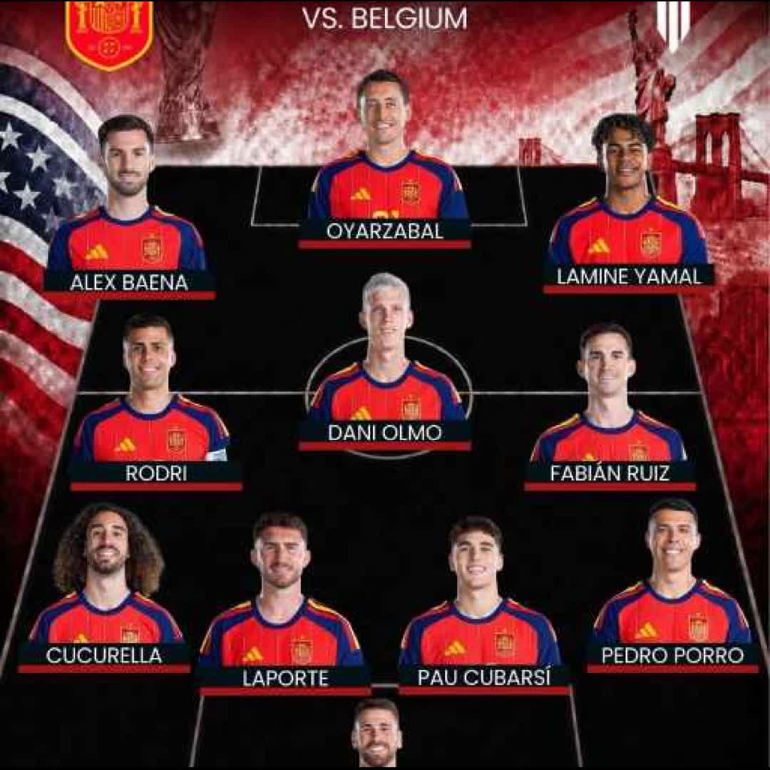 Post by Obedience Ighile: Spain vs Belgium Football structured players🤓 #buzzer #viral #fyp #Daily #buzzer_fan_official #soccer #trending...