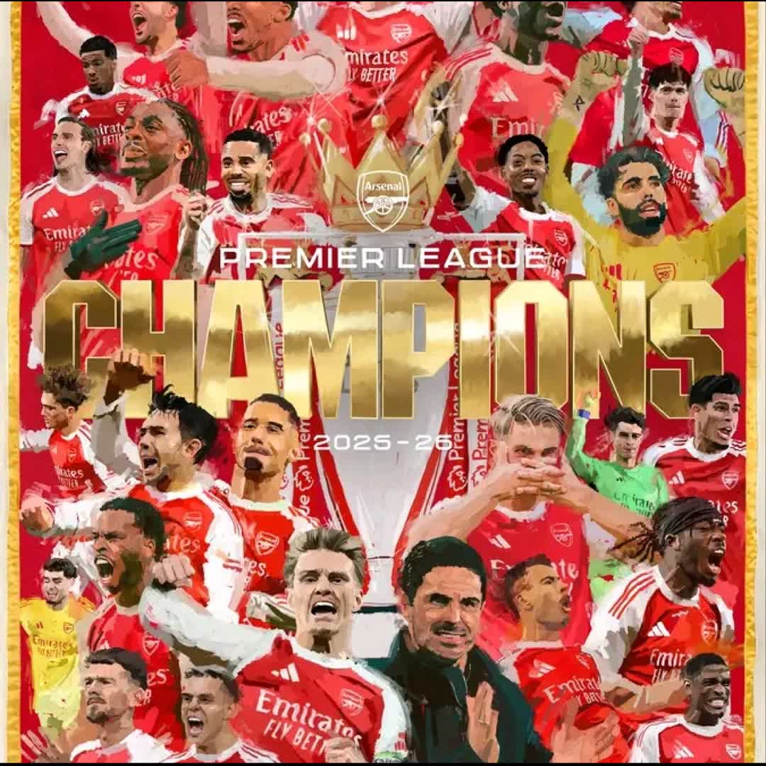Post by etenung joseph okiri: Champion of English premier league, after 22nd years of waiting.