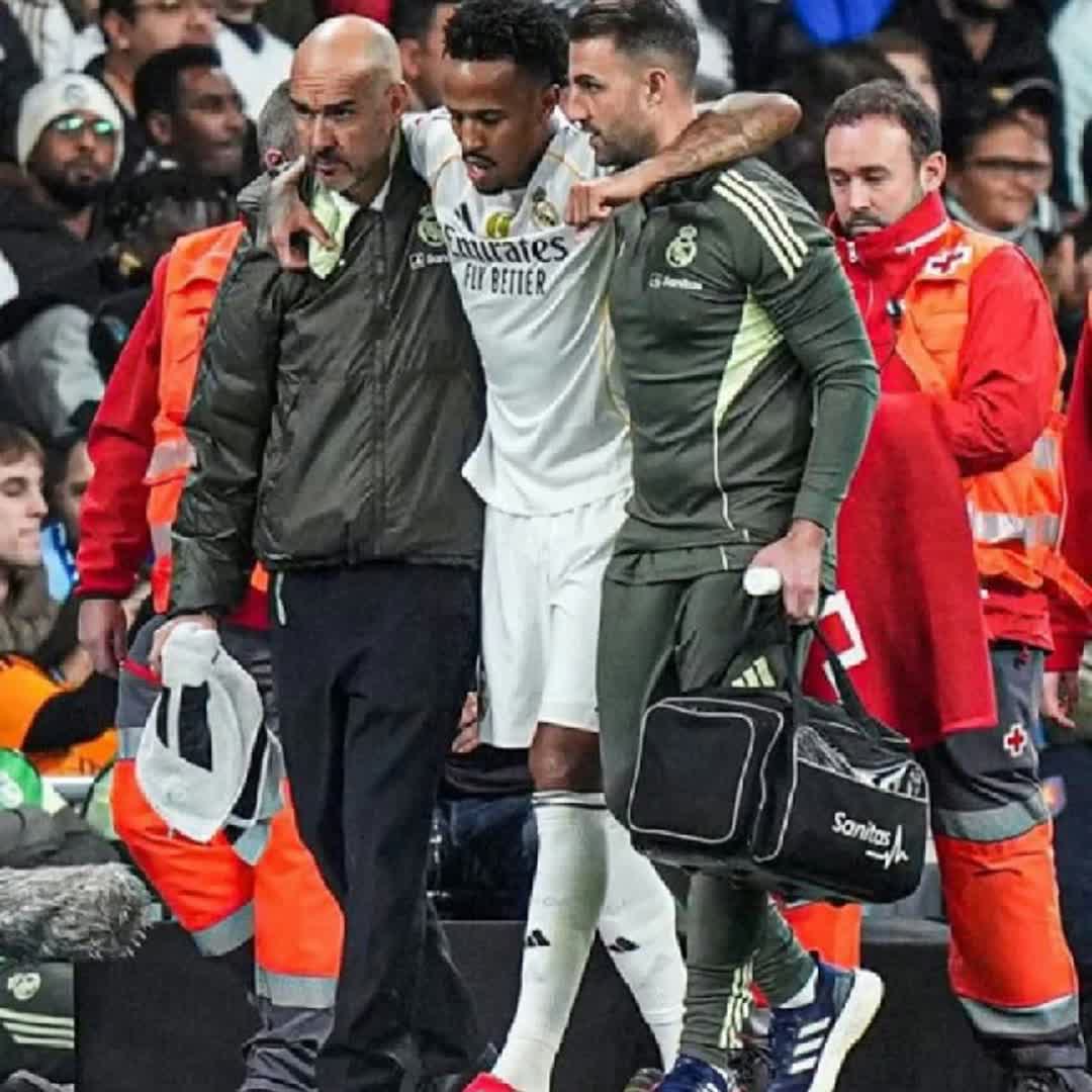 Post by Tejiri becky Otite: 🚨 𝗕𝗥𝗘𝗔𝗞𝗜𝗡𝗚: Eder Militão has a muscle rupture in the biceps femoris of the left leg with involvement of the...