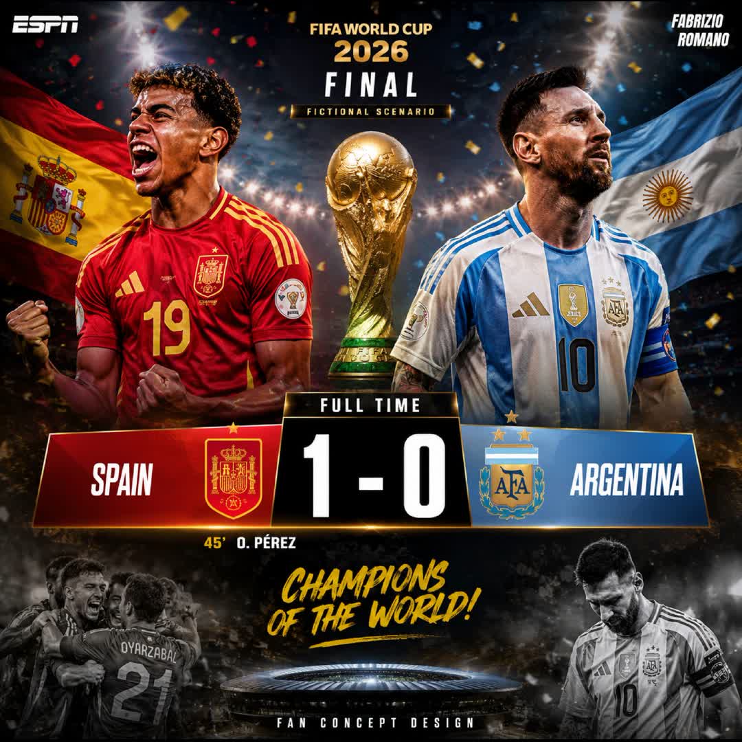 Post by Samuel Isaac: 🚨🇪🇸 SPAIN ARE CHAMPIONS!🏆 Be honest… were you supporting Spain or Argentina? 👀👇 No fighting in the comments...