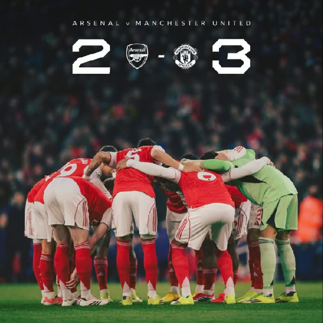 Post by Samuel Isaac: Yesterday: Arsenal 2-3 Man United (Martinez OG, Merino — Mbeumo, Dorgu, Cunha) ⚡ #buzzer #viral #fyp #sports...