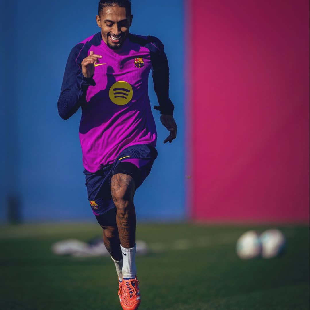 Post by Football Plug: 🚨 Raphinha has returned to first-team training and is now awaiting the final medical green light to be available...
