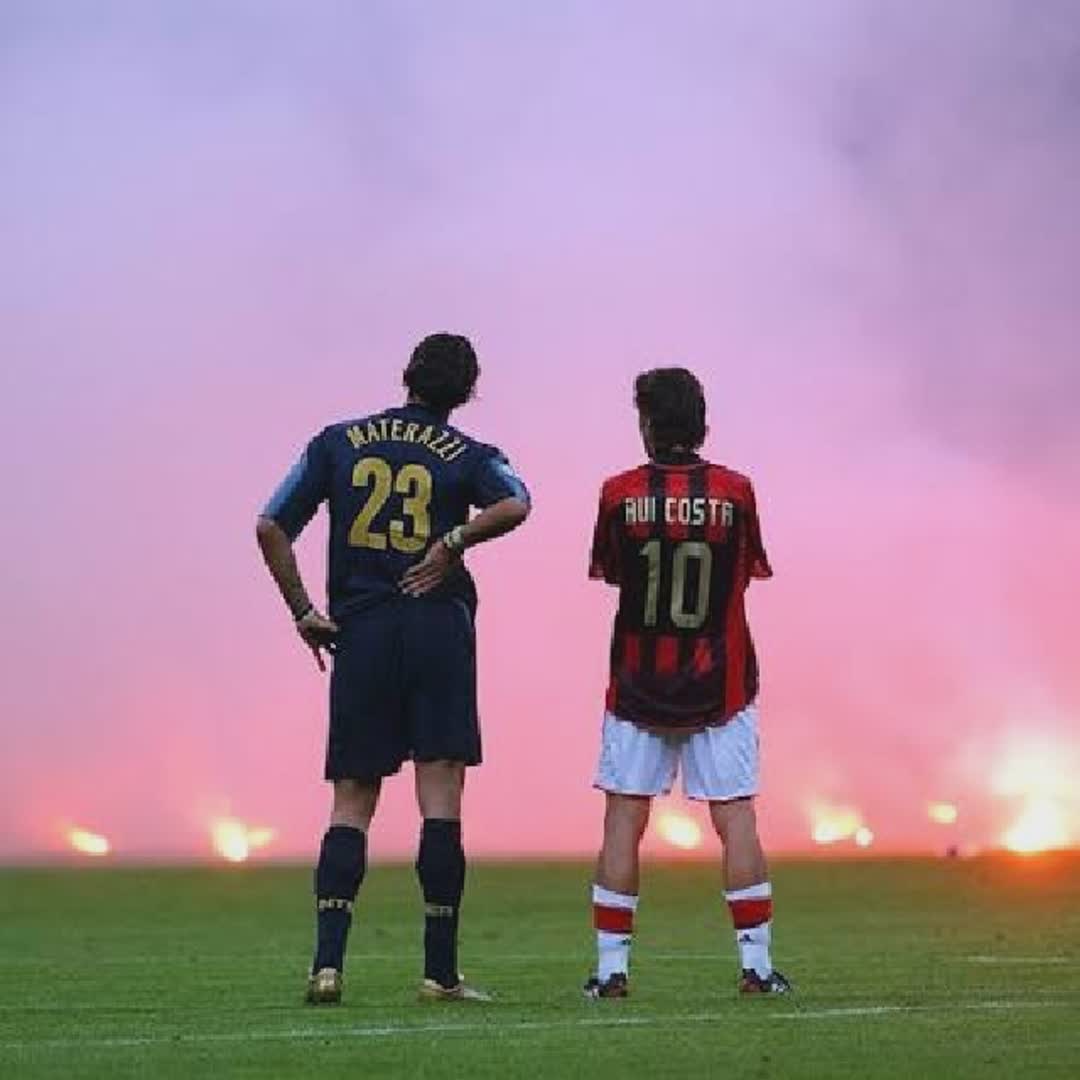 Post by kgabo makgobatlou: Rivals with an iconic Pose #Materazzi - #Rui Costa #Buzzer @zwanen690 @sphe @gyoung @vuyolwethusalazi355 @obelix...