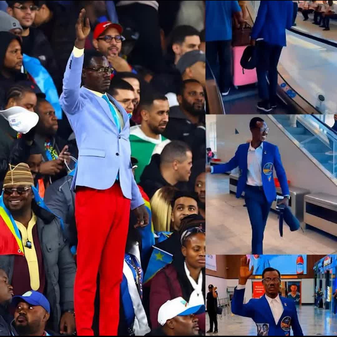 Post by Sport Sailor: MASSIVE 🙄💣〽️ 𝕃𝔸𝕋𝔼𝕊𝕋: DR Congo's iconic super-fan "Lumumba" has finally arrived in Guadalajara after clearing...