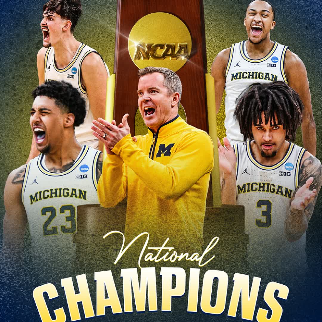 Post by Alex Sport_ friends: GO. BLUE. 🏆 MICHIGAN IS THE FIRST BIG TEN TEAM TO WIN A NATIONAL CHAMPIONSHIP SINCE 2000! 🔥 #buzzer #viral #fyp...