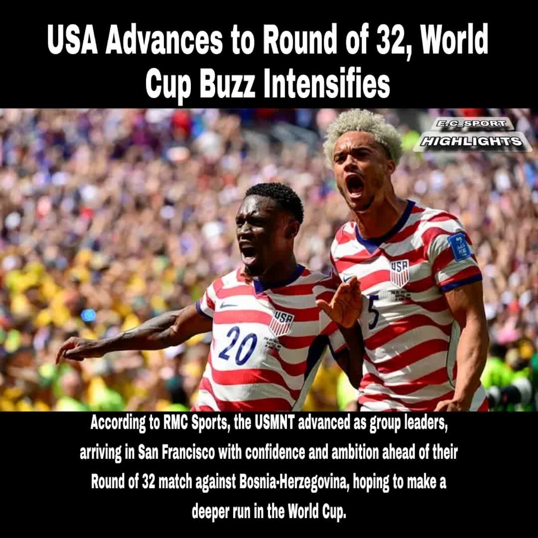 Post by SPORTS HIGHLIGHTS: USA Advances to Round of 32, World Cup Buzz Intensifies @wakoabdi871 @natalka @p_pulse @stellahreigns @tokynatenaina...