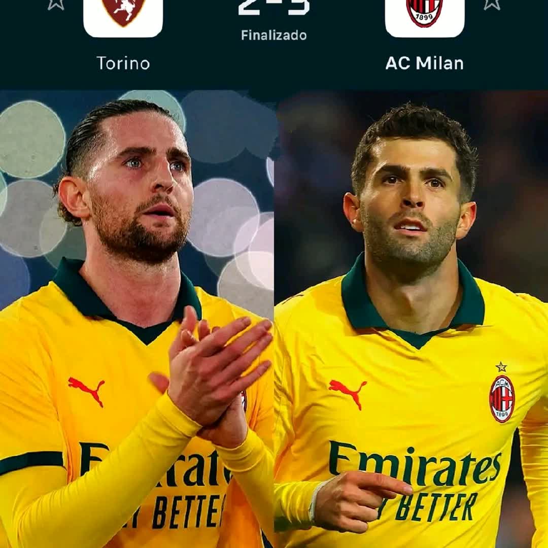 Post by Fútbol Jesus025: ¡¡TREMENDA REMONTADA Y LIDERATO ROSSONERO!! 🇮🇹❤️🖤 ➤ Minuto 10. Torino 1-0 AC Milan. ➤ Minuto 17. Torino 2-0 AC...