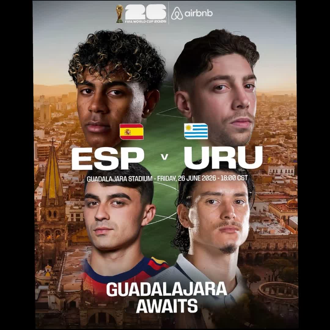 Post by SD JOY: Guadalajara brings together Uruguay and Spain. #viral #fyp #sports #Daily #football #soccer #trending #Game #foryou...
