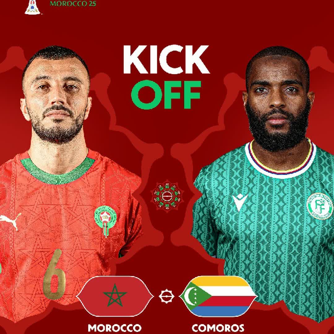 Post by Faris .: 🇲🇦 Morocco vs Comoros 🇰🇲 Fast game or surprise result? 👀 👉 What do you expect today? #Game #soccer #football...