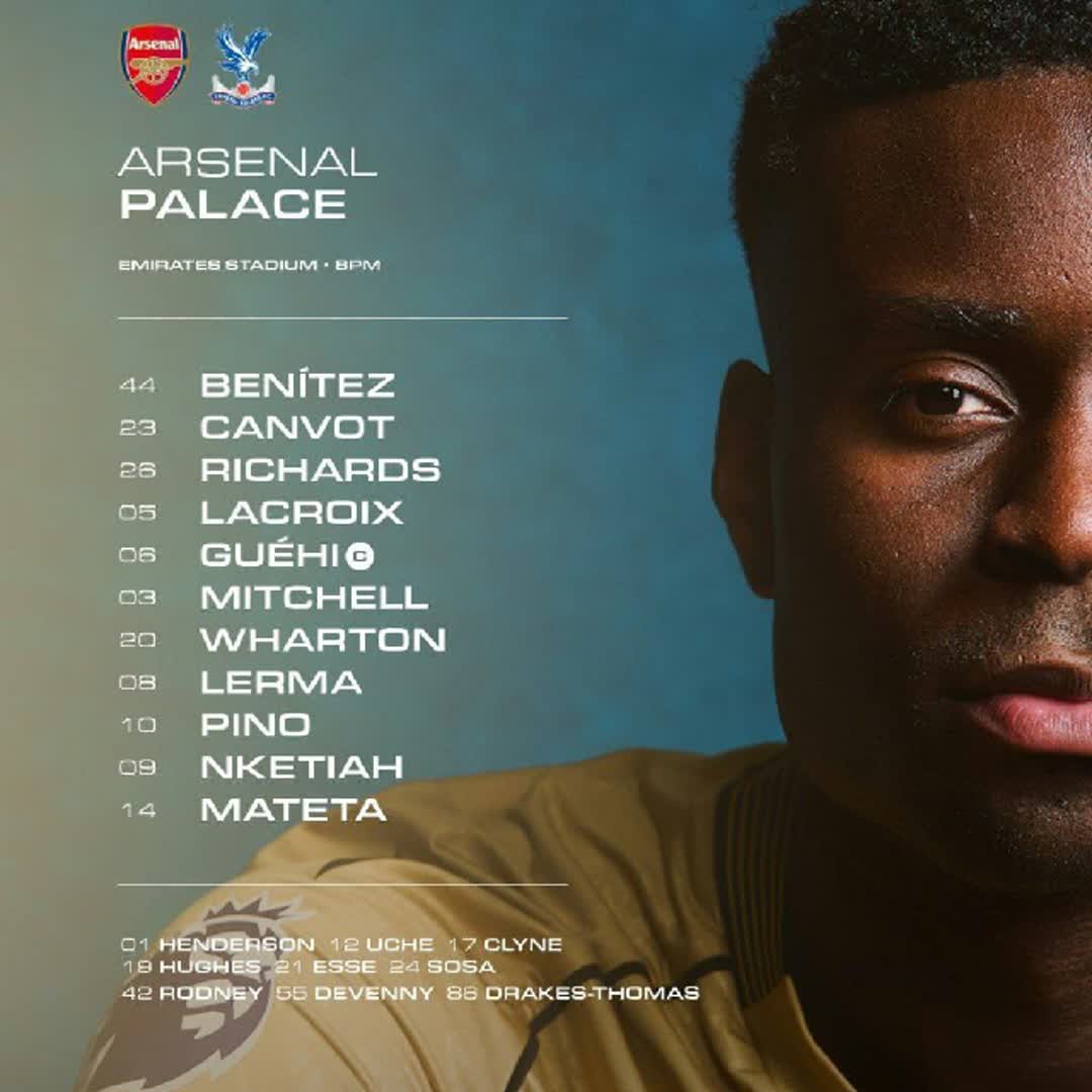 Post by Faris .: Arsenal vs Crystal Palace #viral #arsenal #crystalpalace #football #Daily #fyp #Game