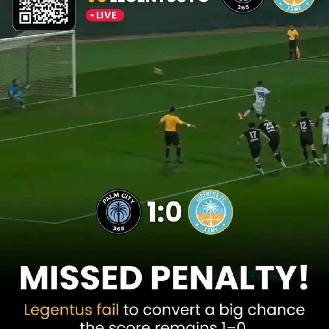 Post by Reduwan Abdu: 39’ DRAMA! 😱 Legentus miss a huge penalty! ⚽️❌ #BuzzerLive #SecondDivisionLeague #PalmCityFC #LegentusFC...