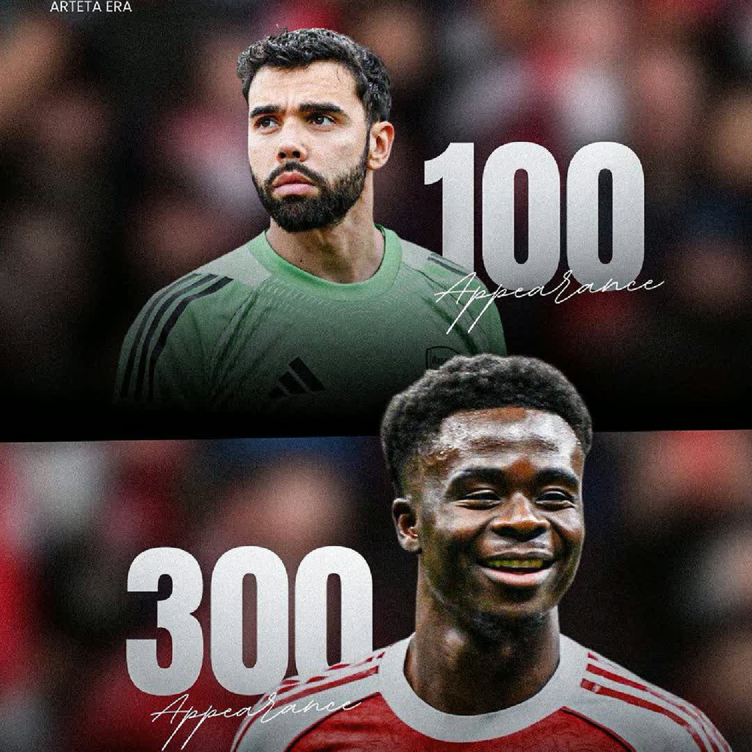 Post by Țúǰâñ òɓṣ̌ú: Land mark appearances for david Raya and bukayo saka🚀