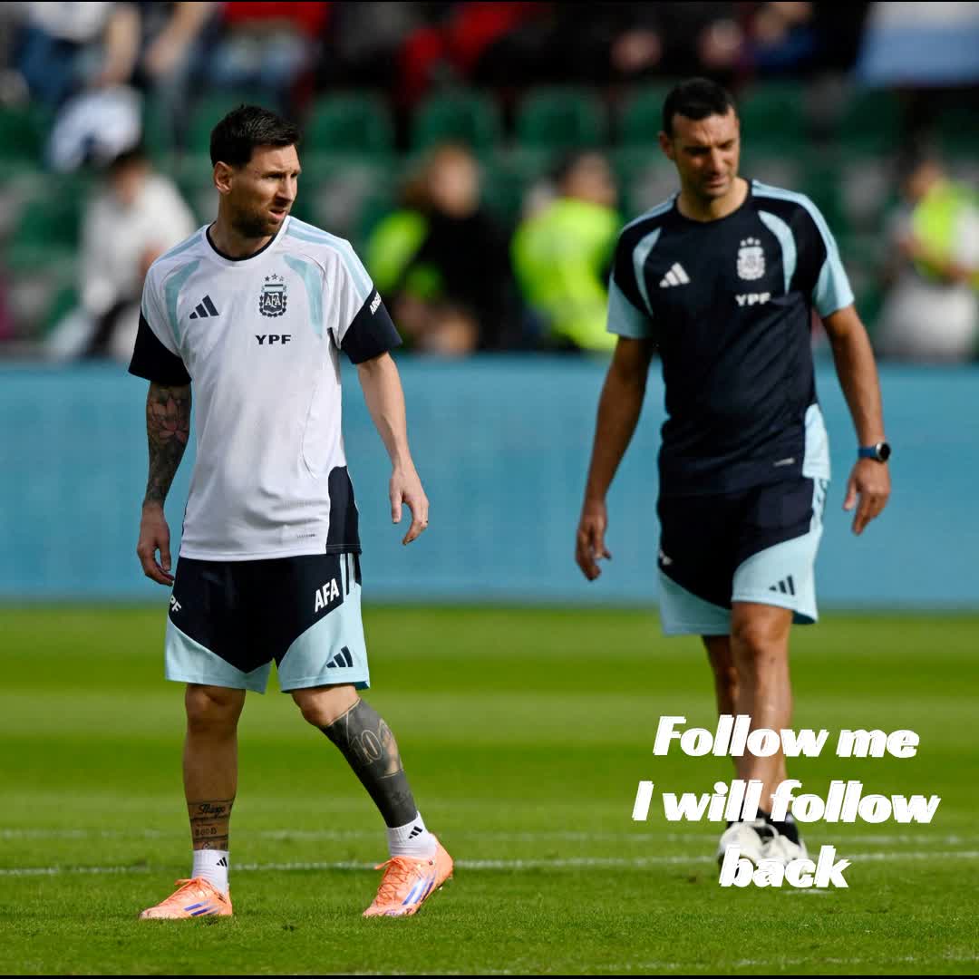 Post by Rezaul Karim: Scaloni says he 'pushed hard' to convince Messi to return for Argentina farewell. @yosef737 @haylay @asefa28aa...