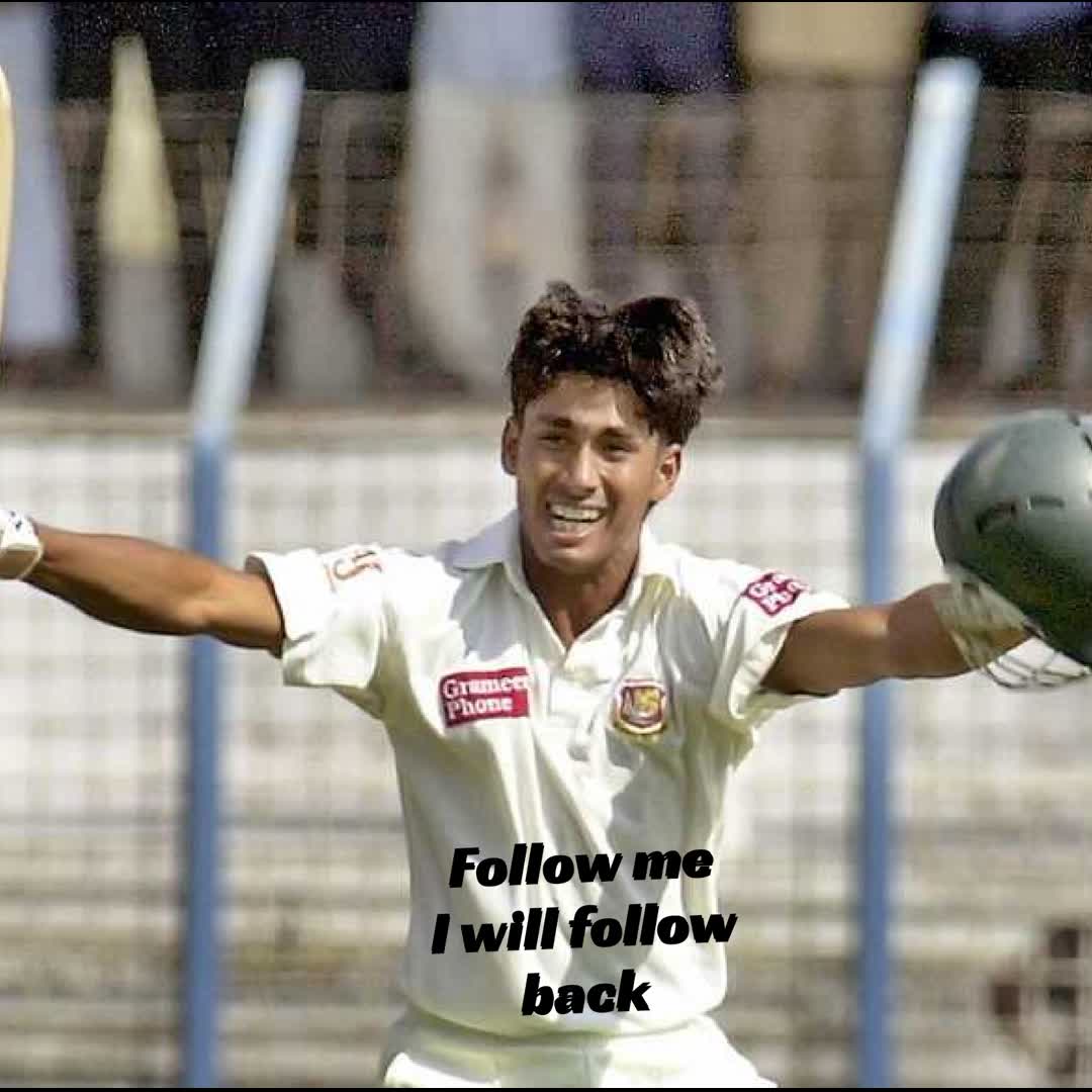 Post by Rezaul Karim: Mohammad Ashraful broke Mushtaq Mohammad's record when he became the youngest man to make a Test hundred....