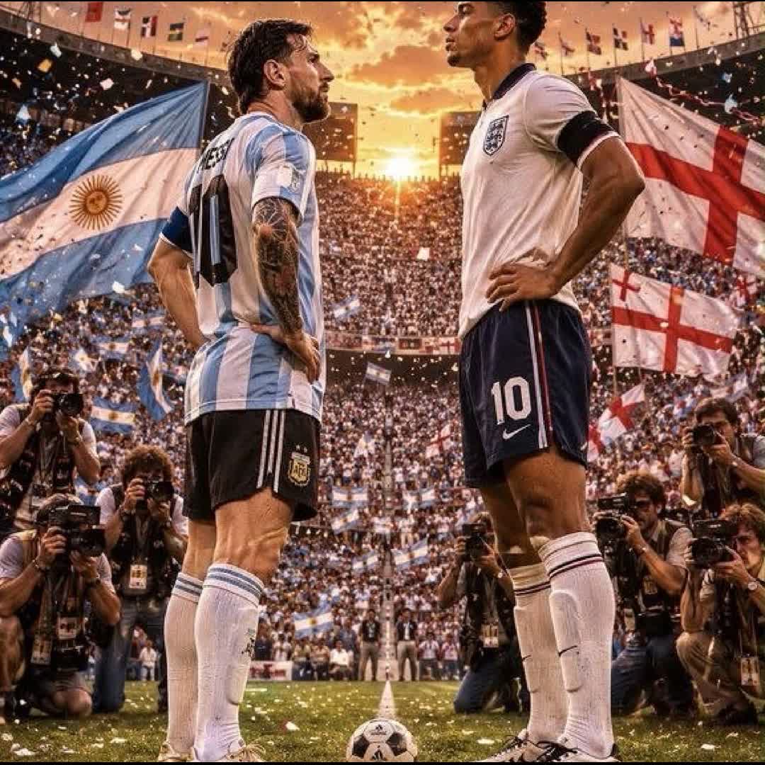 Post by Dalor Sport: Today's FIFA World Cup Semifinal 🏆🔥 🕓 4:00 🇦🇷 Argentina 🆚 England 🏴 A place in the 2026 FIFA World Cup Final...