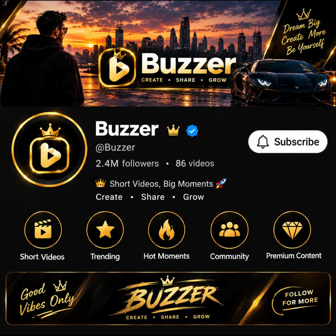 Post by Elite Vision ♧: 👑🔥 BUZZER — YOUR MOMENT, YOUR STORY! 🔥👑 💎 Dream Big. Create More. Be Yourself. 🚀 Join Buzzer and share your...