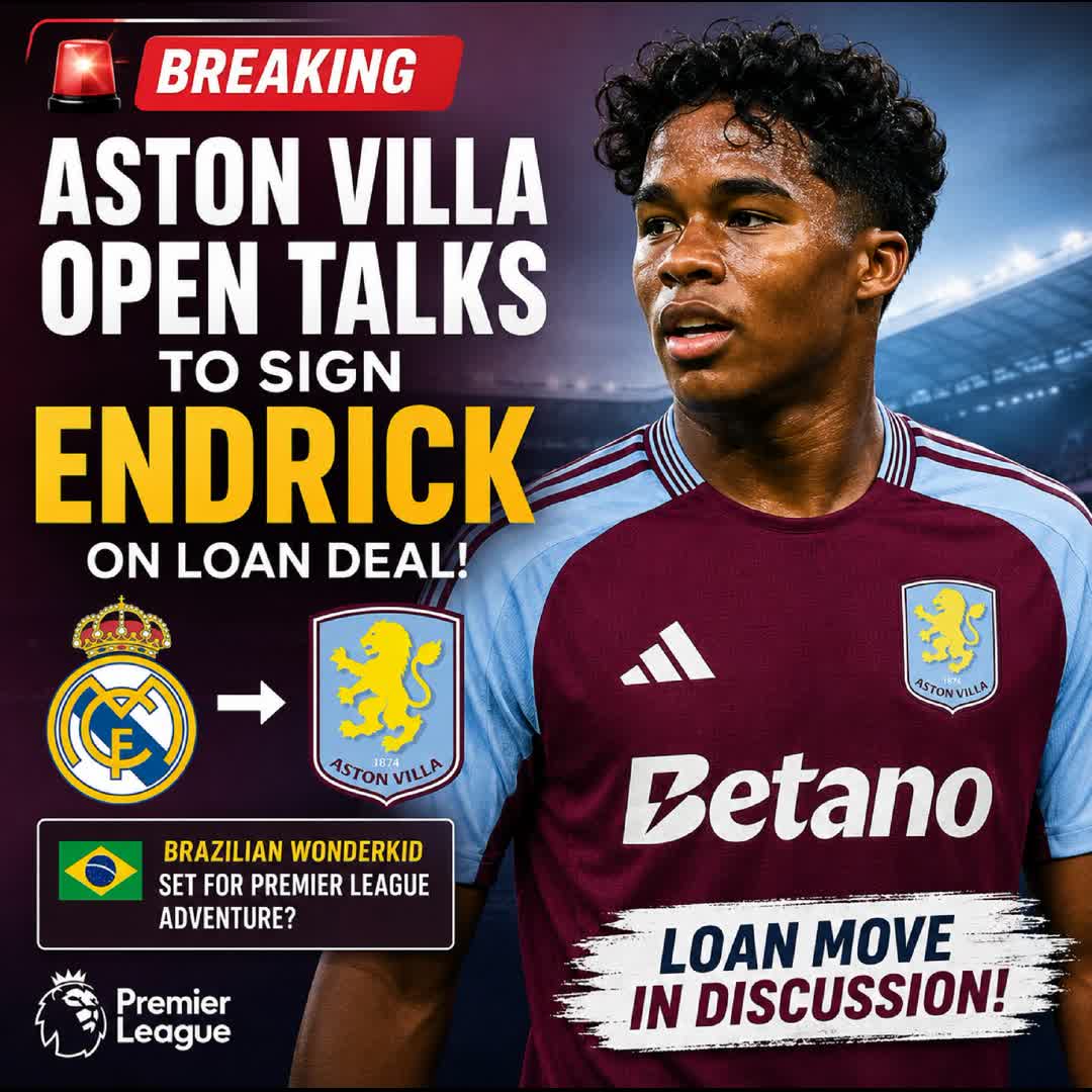 Post by MN Tuke: BREAKING: Aston Villa have opened talks with Real Madrid to sign Endrick on a loan deal! 🇧🇷🤝 @Fabrizio Romano 👀...