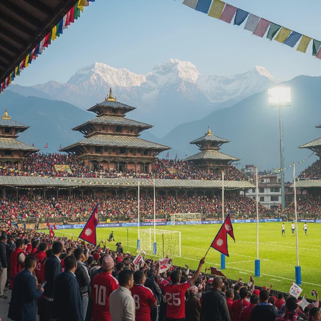 Post by Grasp Football: Nepali Stadium #graspfootball #Nepal #buzzer #sports #Daily #football #soccer #fyp