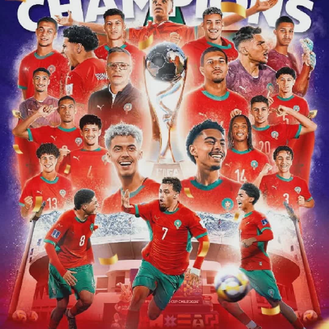 Post by Nqobile Nxumalo: 🇲🇦🏆 MOROCCO ARE #U20WC CHAMPIONS! #LegendsInTheMaking @honorlovy.uk @buzzer_fan_official @portia19 @sadhielionel...