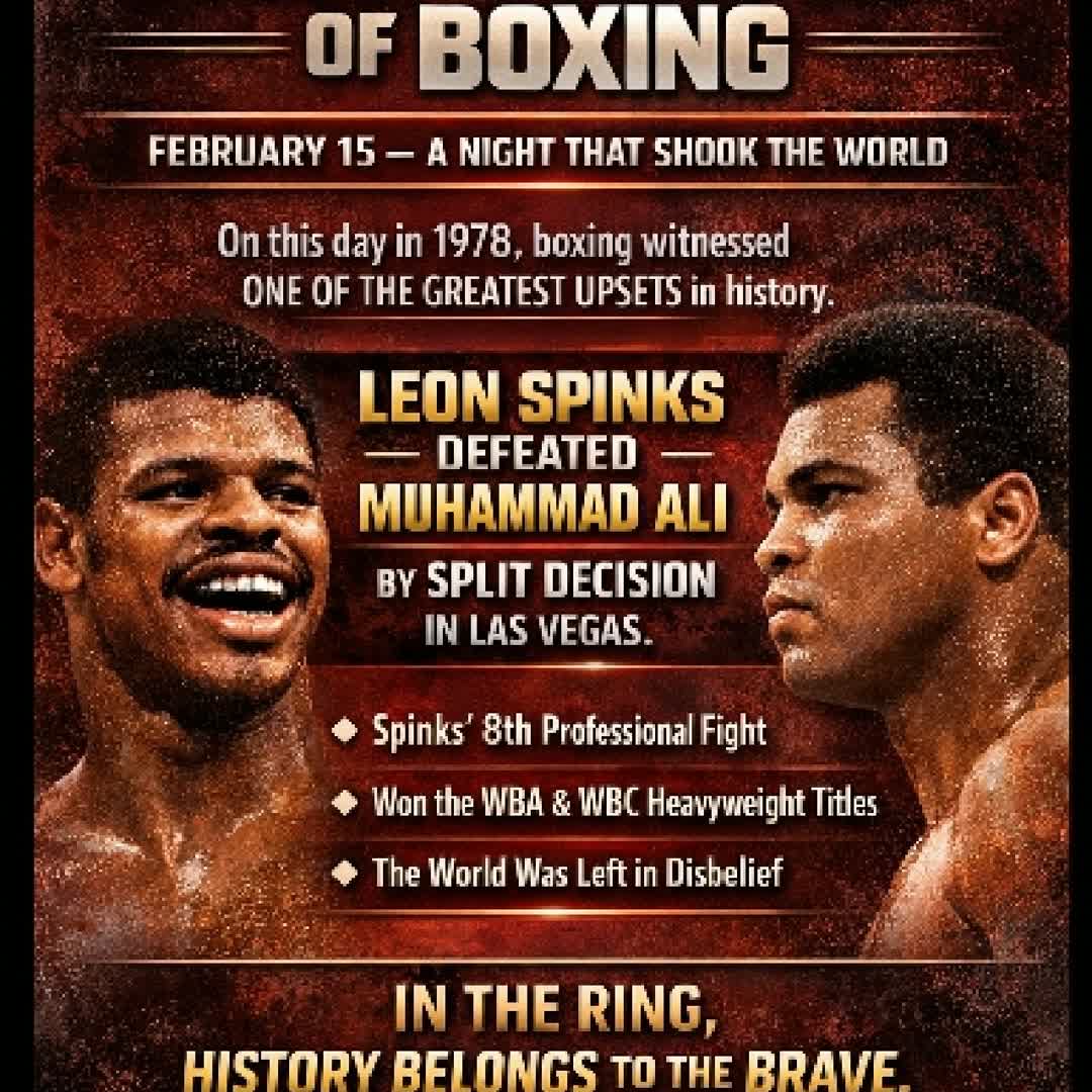Post by Bel Kiru: Why February 15 matters in boxing One of the greatest upsets ever A rare moment when an inexperienced challenger...