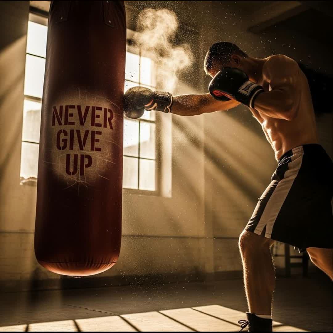Post by 𝗚𝗘𝗡𝗭 𝗦𝗣𝗢𝗥𝗧 𝖃: Never give up bro ⚡🥊 #Buzzer #Lovesport