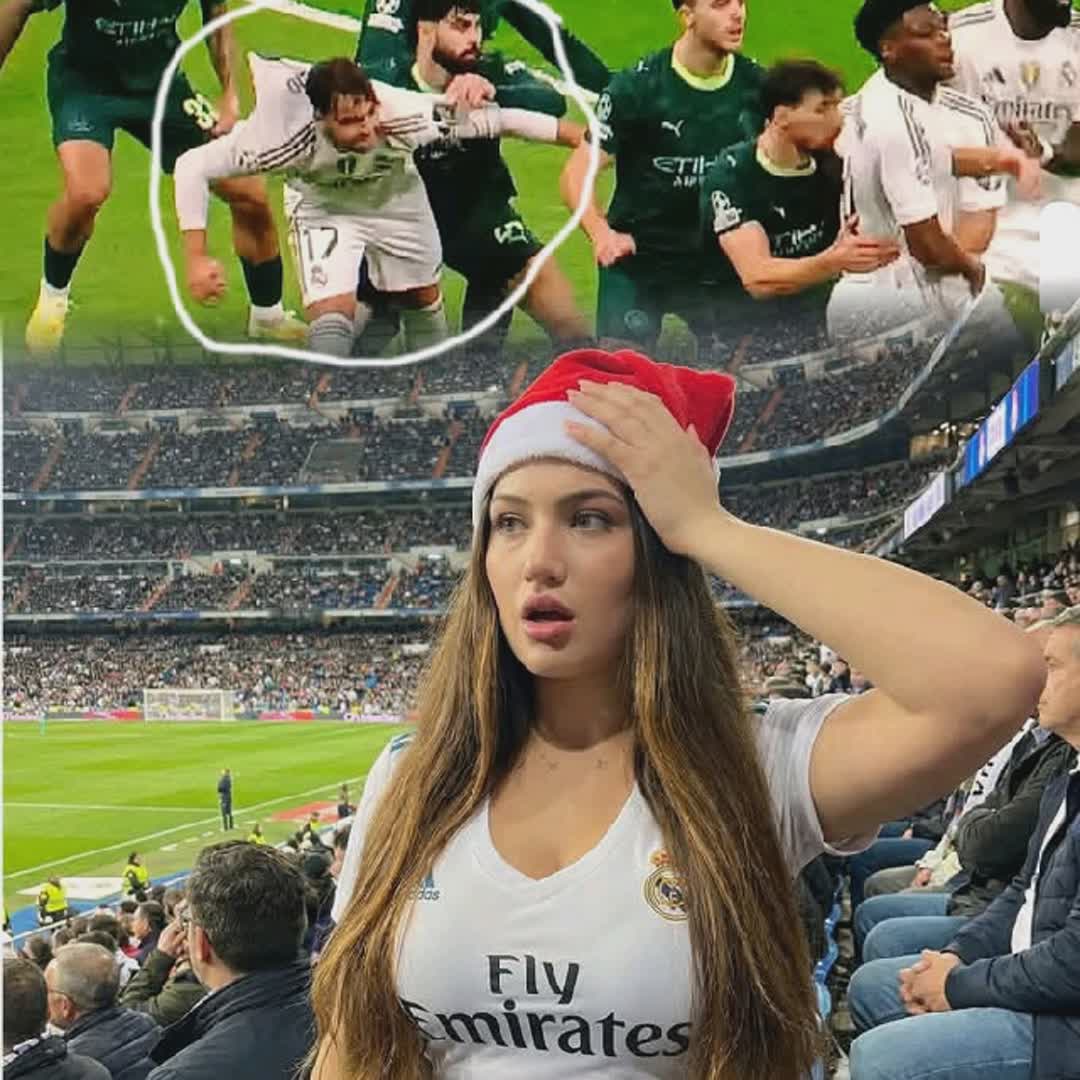 Post by Alexa Aston: “The refereeing is clearly against Real Madrid… a deserved penalty wasn’t given! Where is the FIFA president?...