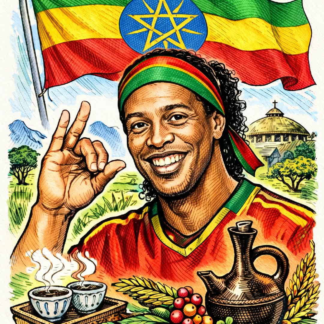 Post by Abdepa Seid: Ronaldinho@Ethiopian loves country at the altitude #buzzer #viral #buzzer_fan_official #sports #fyp #Daily...